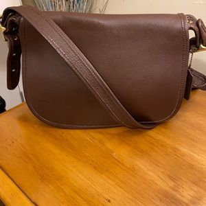 Vintage Coach Patricia Saddle Bag